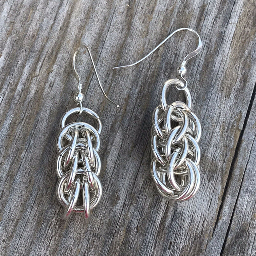Navajo Sterling Silver Chain Link Dangle Earrings - Culture Kraze Marketplace.com