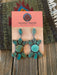 Navajo Jacqueline Silver Royston Turquoise & Sterling Silver Dangle Earrings - Culture Kraze Marketplace.com