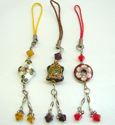 Cell Phone Charms-brown - Culture Kraze Marketplace.com