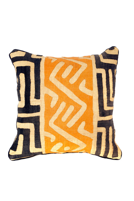 18" Congo Raffia Decorative Pillow Cover - Culture Kraze Marketplace.com