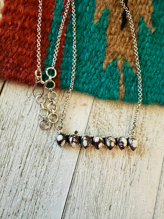 Handmade Sterling Silver & Wild Horse Necklace