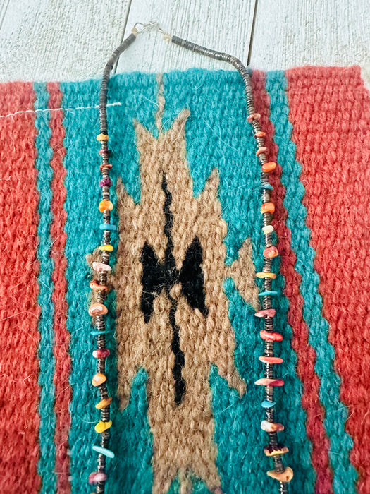 Zuni Multi Stone & Heishi Beaded Necklace