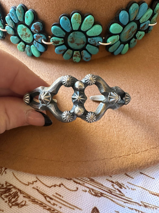 Navajo Sterling Silver Cuff Bracelet by Chimney Butte