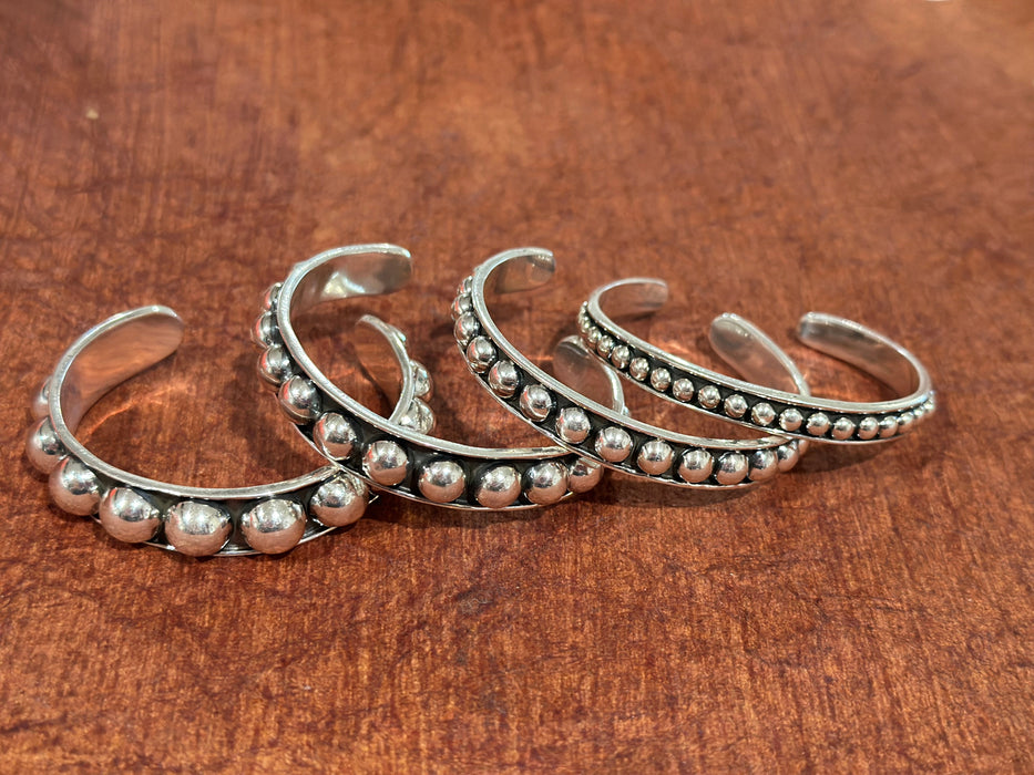 Handmade Sterling Silver Serenity Sphere Bracelets