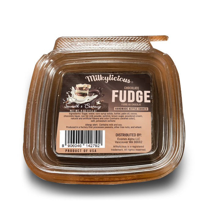 Handmade Kettle Cooked Smooth Creamy 4oz (113gm) Fudge Slices-3