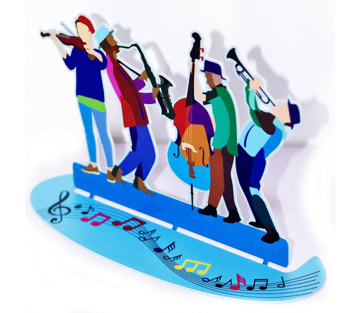 Klemer Players Free Standing Sculpture with Musical Notes - Culture Kraze Marketplace.com