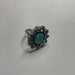 Nizhoni Handmade Turquoise & Blue Topaz Sterling Silver Adjustable Ring - Culture Kraze Marketplace.com