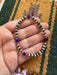 Handmade Lapis, Coral & Sterling Silver Beaded Stretch Bracelet - Culture Kraze Marketplace.com