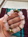Handmade Recycled Glass Beaded Stretch Bracelet BLUSH - Culture Kraze Marketplace.com