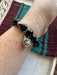 Handmade Beaded Stretch Bracelet Onyx Dalmatian Jasper - Culture Kraze Marketplace.com
