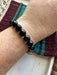 Handmade Beaded Stretch Bracelet Onyx Dalmatian Jasper - Culture Kraze Marketplace.com