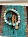 Handmade Beaded Jade Stretch Bracelet - Culture Kraze Marketplace.com