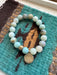 Handmade Beaded Jade Stretch Bracelet - Culture Kraze Marketplace.com