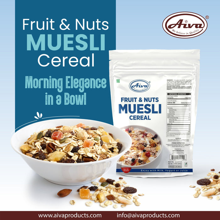 Aiva Muesli Cereal Fruit and Nuts-3