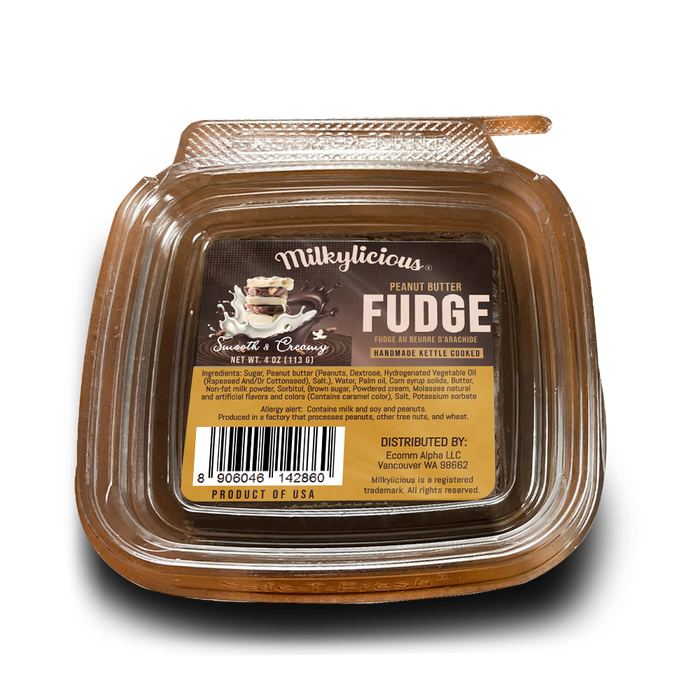 Handmade Kettle Cooked Smooth Creamy 4oz (113gm) Fudge Slices-10