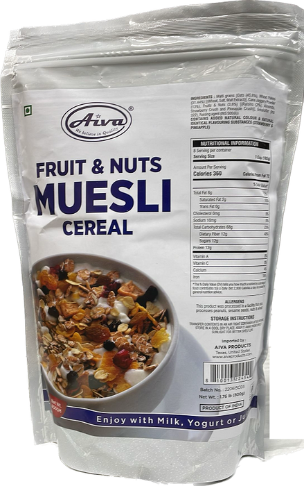 Aiva Muesli Cereal Fruit and Nuts-2