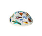 Boy's Embroidered Airplanes on White Kippah - Culture Kraze Marketplace.com
