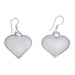 Mother Of Pearl Heart Dangle Earrings - Culture Kraze Marketplace.com