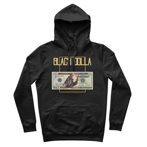 Black Dolla Men's Graphic Print Pocket Hoodie, Pullover - Culture Kraze Marketplace.com