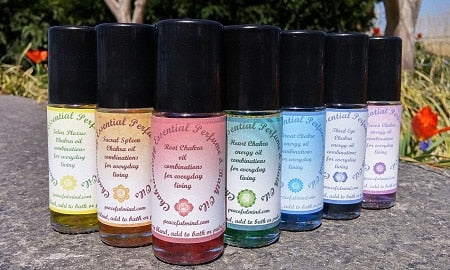 Vedic Chakra Bath Perfume Oil Set
