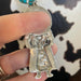Gorgeous Handmade Sterling Silver Multi Stone Kachina Necklace - Culture Kraze Marketplace.com