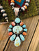 Navajo Sterling Silver, Turquoise & Spiny Beaded Necklace - Culture Kraze Marketplace.com