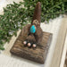 Navajo Thunderbird Sterling Silver, Pink Conch & Turquoise Adjustable Ring Signed - Culture Kraze Marketplace.com