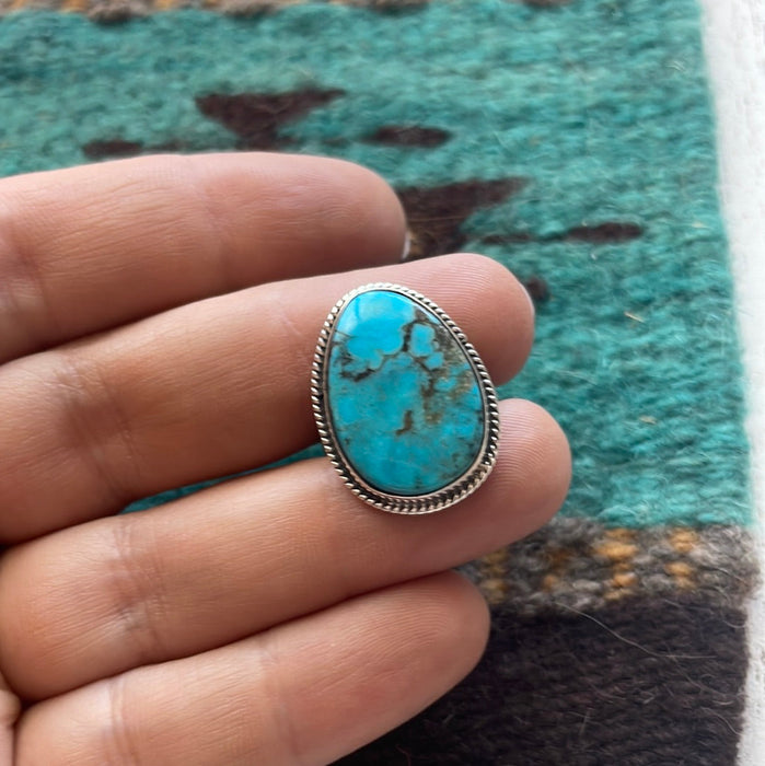 “The Randi” Navajo Sterling Silver & Turquoise Ring - Culture Kraze Marketplace.com