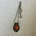 Handmade Sterling Silver, Onyx & Orange Mojave Necklace Signed Nizhoni - Culture Kraze Marketplace.com
