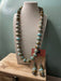 Navajo Sterling Silver Natural Number 8 Turquoise Beaded Necklace Earrings Set - Culture Kraze Marketplace.com