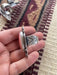 Beautiful Navajo Sterling Silver & Pink Conch Oval Ring Signed - Culture Kraze Marketplace.com
