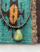 Navajo Sterling Silver & Turquoise Necklace Signed - Culture Kraze Marketplace.com