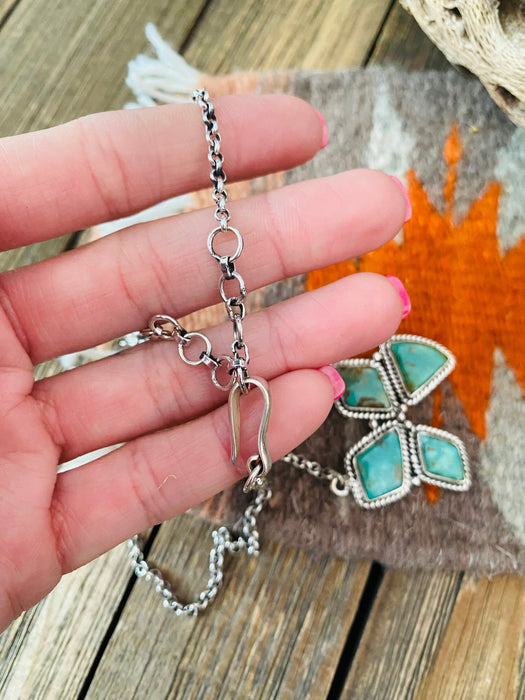 Handmade Sterling Silver & Turquoise Necklace