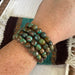 Navajo Turquoise & Sterling Silver Beaded Wrap Bracelet - Culture Kraze Marketplace.com