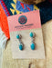 Navajo Sterling Silver & Turquoise Dangle Earrings - Culture Kraze Marketplace.com