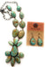 Stunning Navajo Carico Lake Turquoise & Sterling Silver Necklace Set - Culture Kraze Marketplace.com