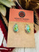 Navajo Sonoran Mountain Turquoise & Sterling Silver Stud Earrings Signed - Culture Kraze Marketplace.com