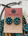 Navajo Royston Turquoise & Sterling Squash Blossom Set Signed - Culture Kraze Marketplace.com
