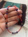 Handmade Beaded Coral, Lapis & Sterling Silver Necklace - Culture Kraze Marketplace.com