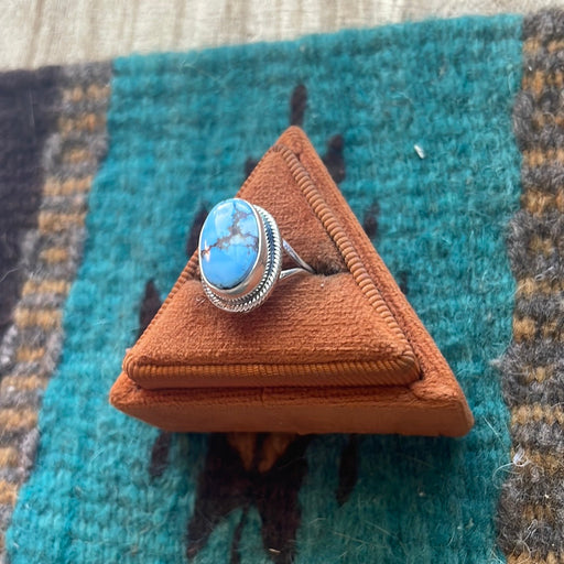 “The Alex” Navajo Turquoise Sterling Silver Ring Size 6 - Culture Kraze Marketplace.com