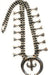 Navajo Sterling Silver Squash Blossom Necklace By Paul Livingston - Culture Kraze Marketplace.com