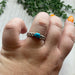 Navajo Sterling Silver Single Stone Turquoise Ring - Culture Kraze Marketplace.com