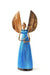 10" Blue Sisal Angel of Light Holiday Sculpture - Culture Kraze Marketplace.com