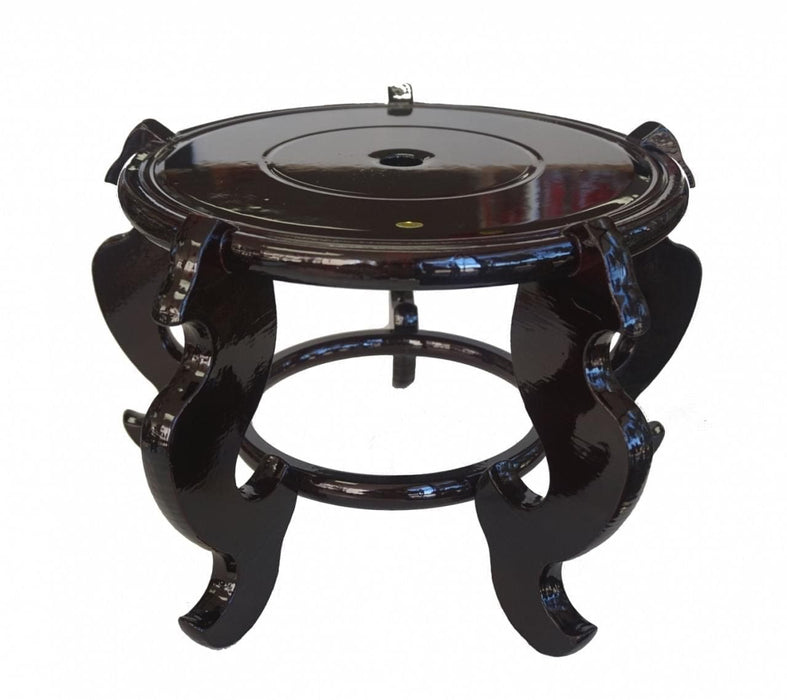 10.5-Inch Rosewood Fish Bowl Stand - Culture Kraze Marketplace.com