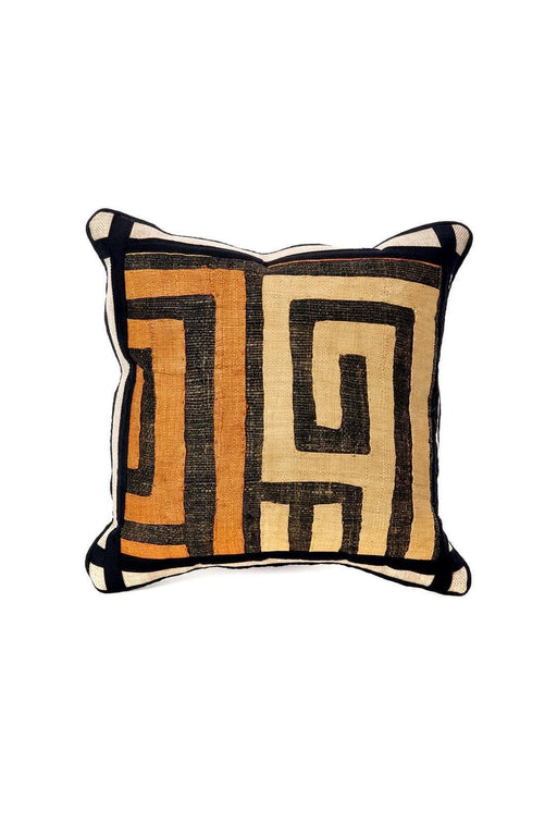 14" Criss-Cross Congo Raffia Pillow Cover - Culture Kraze Marketplace.com