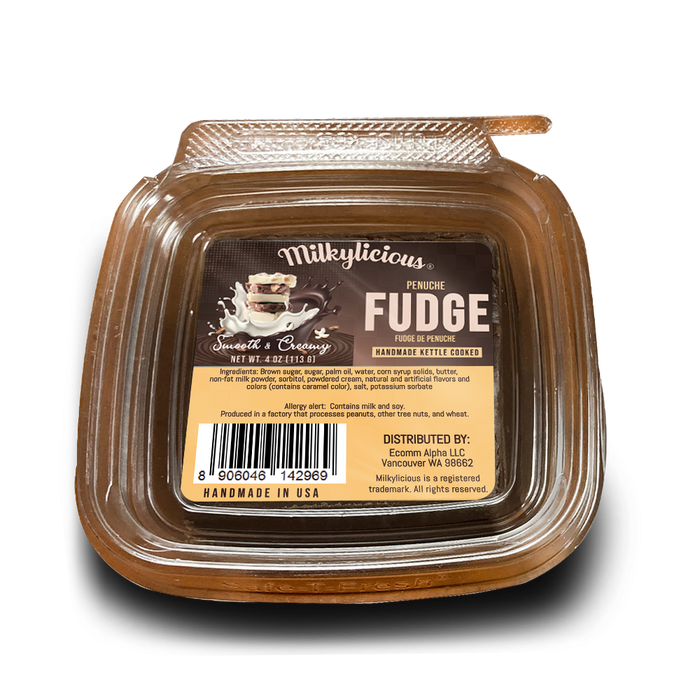 Handmade Kettle Cooked Smooth Creamy 4oz (113gm) Fudge Slices-11