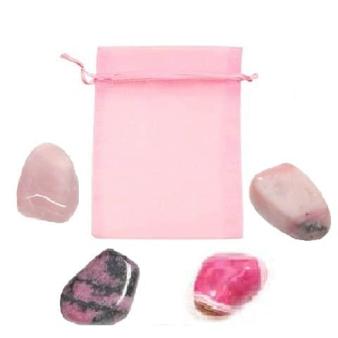 Pink Crystal Pouch