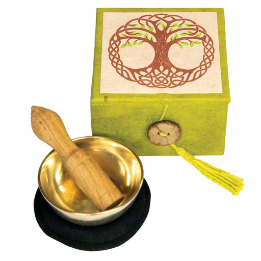 Mini Meditation Bowl Box Tree of Life - Culture Kraze Marketplace.com
