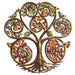 Autumn Spiral Tree of Life Haitian Steel Drum Wall Art - Culture Kraze Marketplace.com
