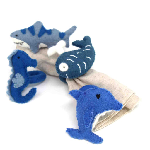 Nautical Shark, Whale & Seahorse Felt Napkin Rings, Set of 4 - Culture Kraze Marketplace.com